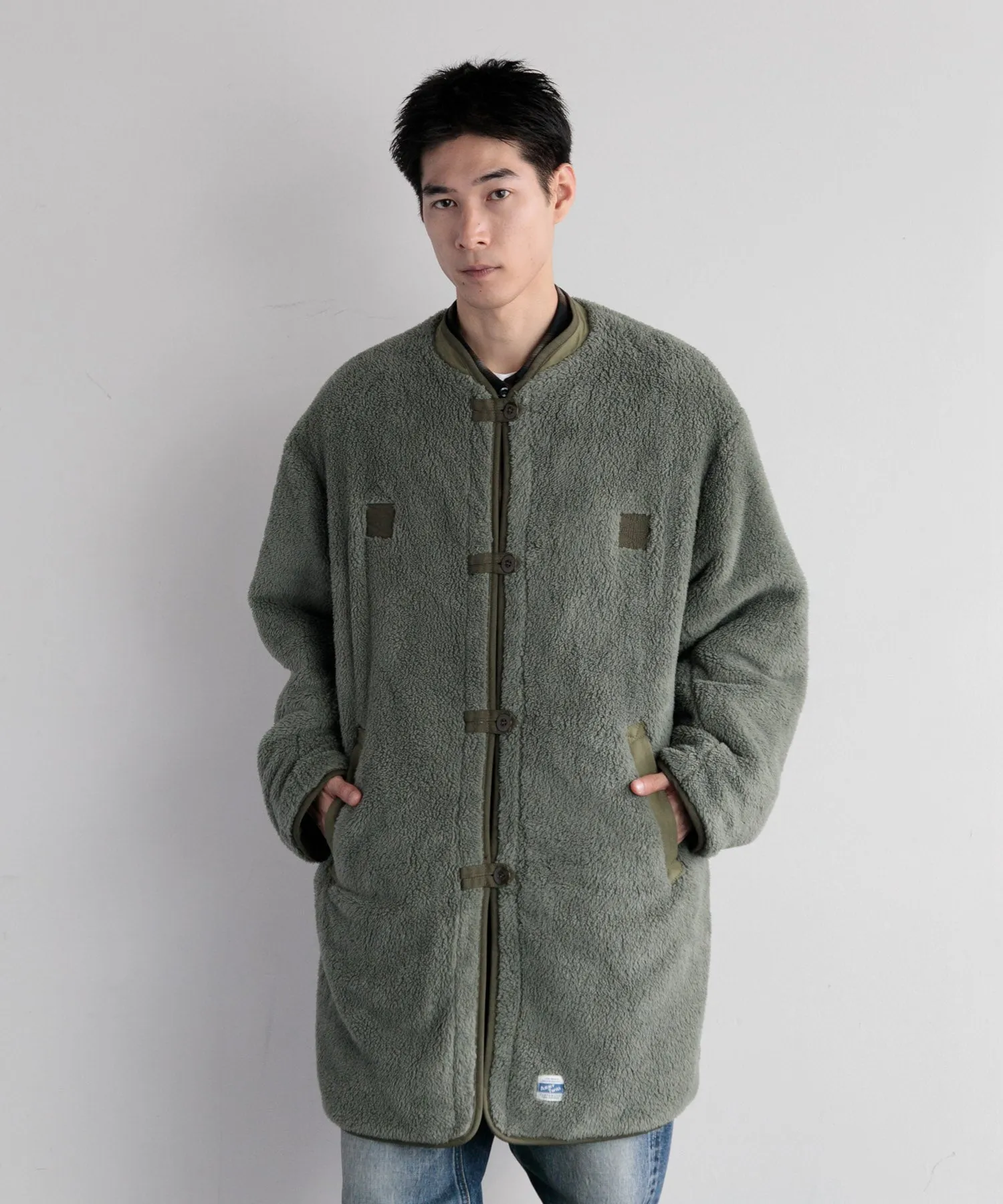 【MEN】ARMY TWILL BROKEN TWILL REVERSIBLE COAT