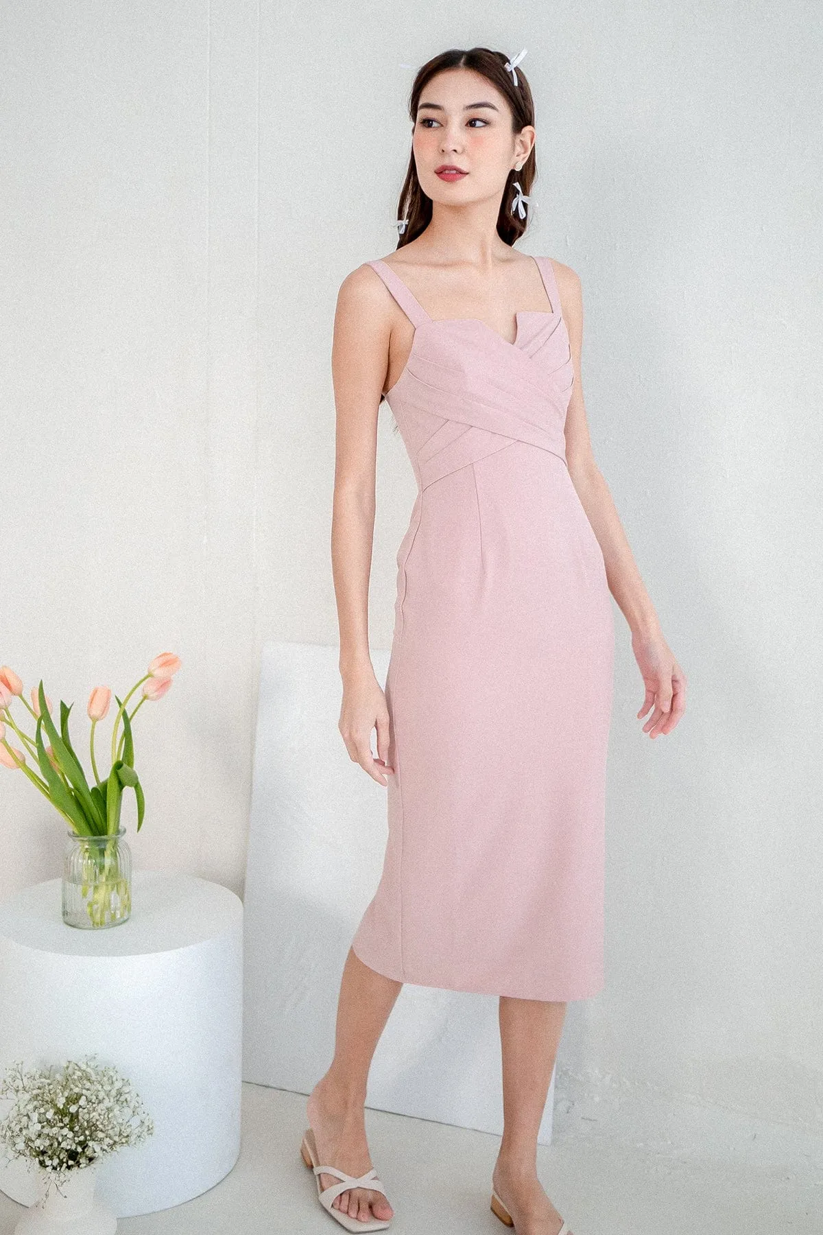 MIDDLETON WORK DRESS IN PINK