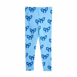 Mini Rodini - Bow leggings - blue