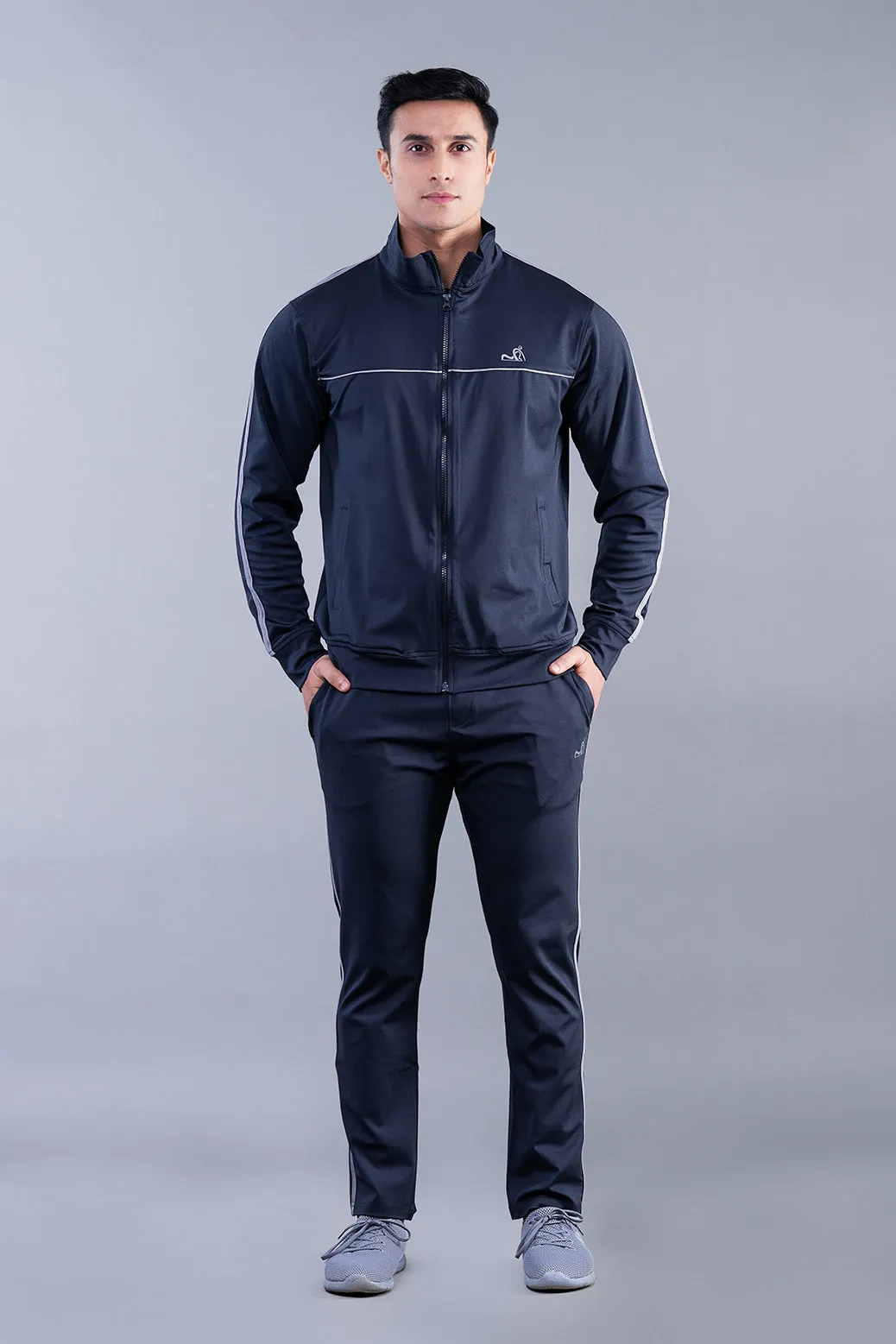 MINIMAL BUZZ ACTIVE LIFESTYLE TRACKSUIT -DARK GREY