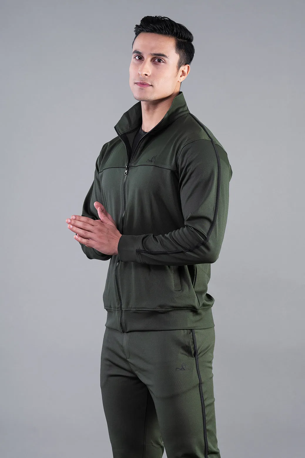 MINIMAL BUZZ ACTIVE LIFESTYLE TRACKSUIT - MEHANDI