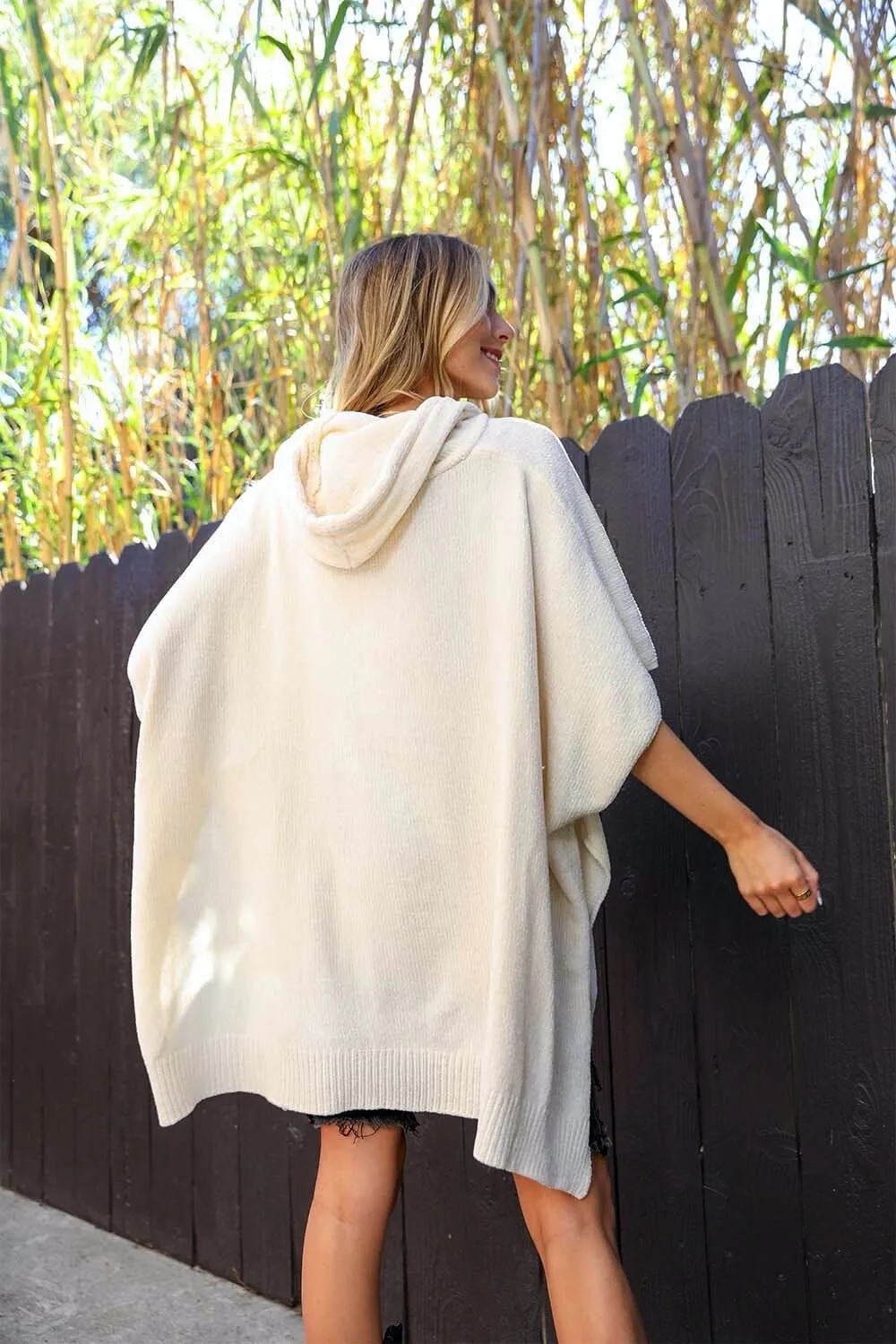 Modernized Hooded Poncho