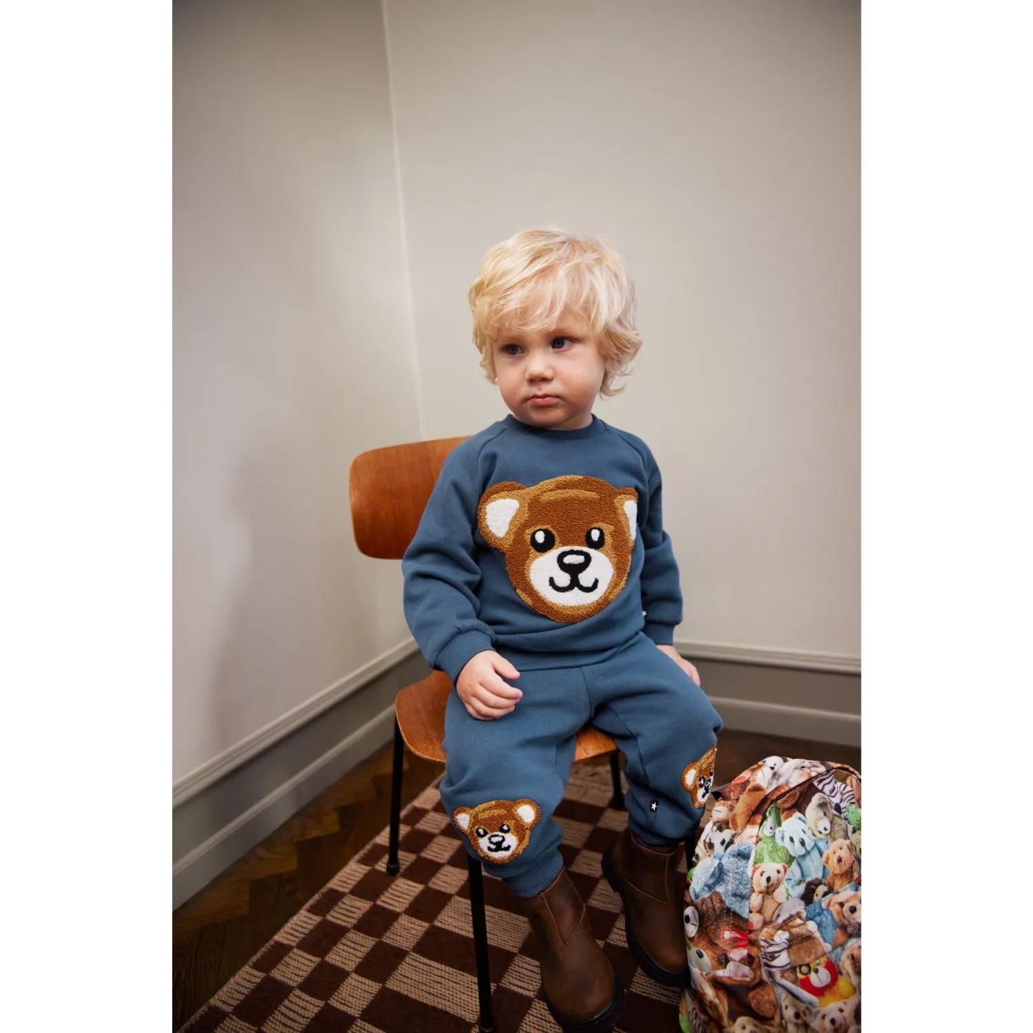 Molo Teddy Friend Disc Crewneck