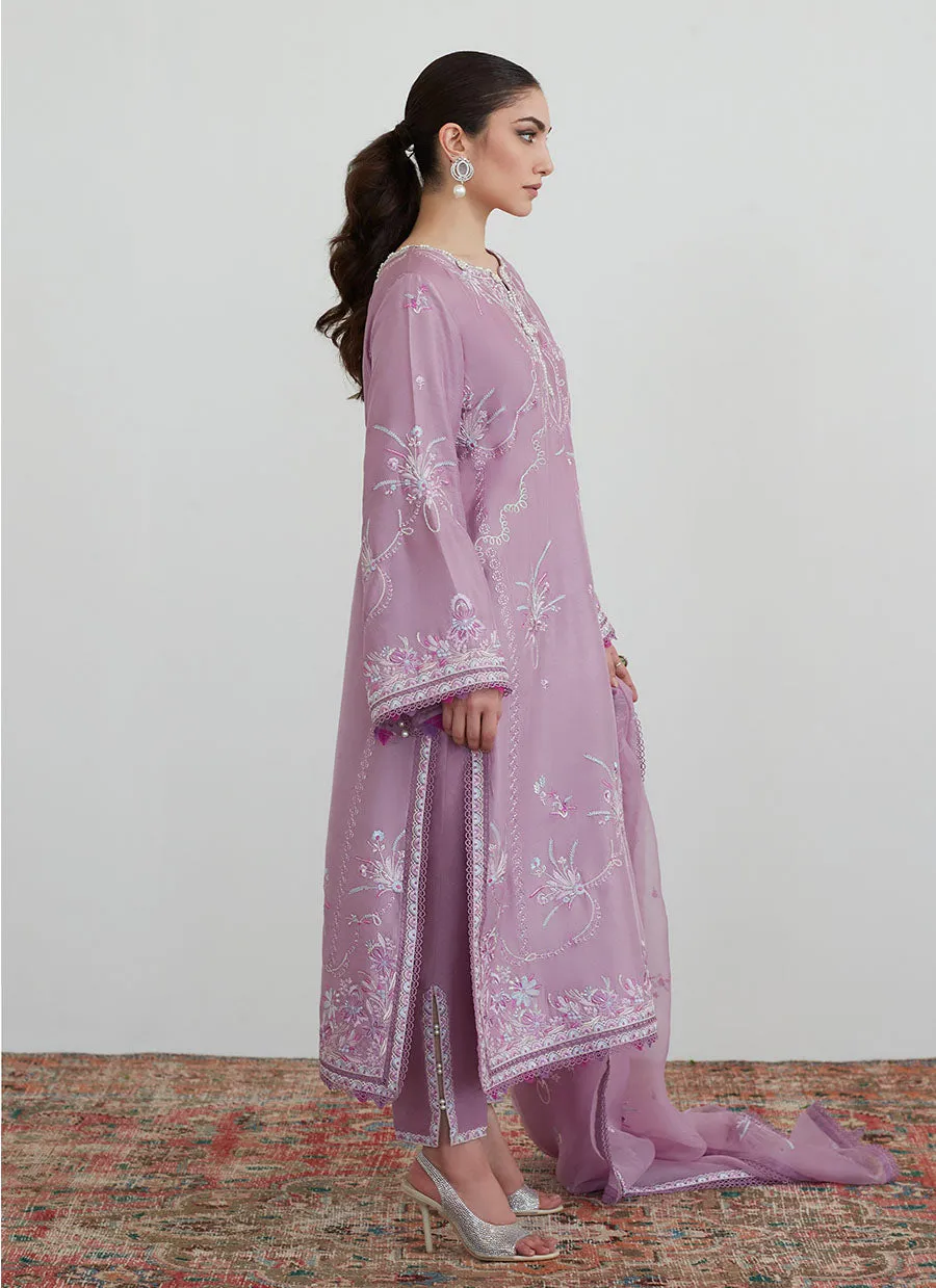 Mona Mauve Shirt and Dupatta