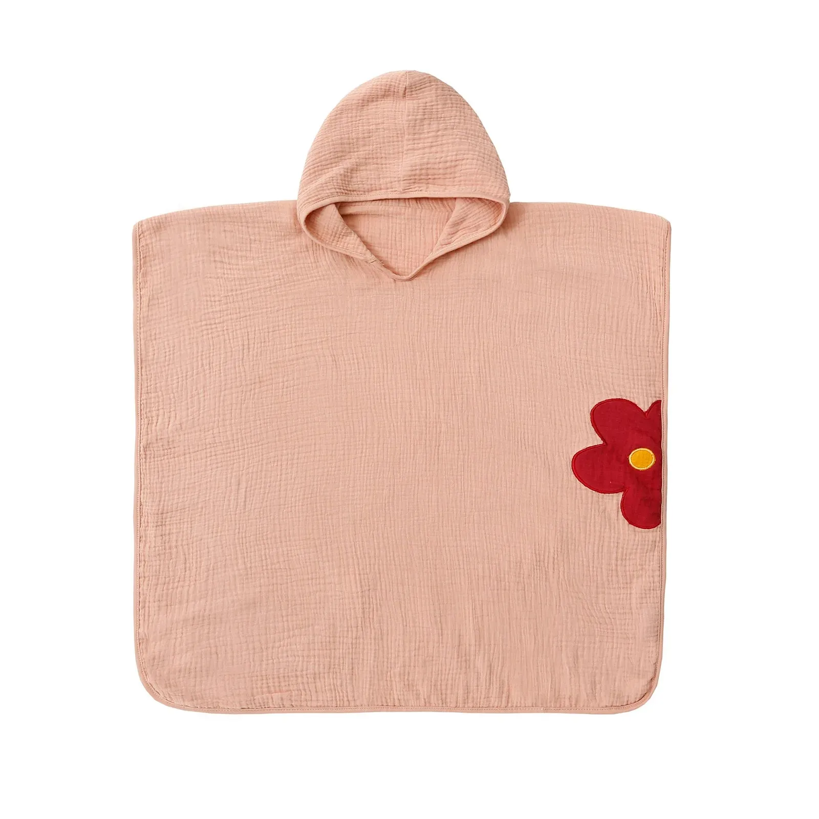 Muslin Baby Hooded Poncho Towel Children's Hooded Bath Towel Soft Kids Beach Bathing Stuff Infant Washcloth