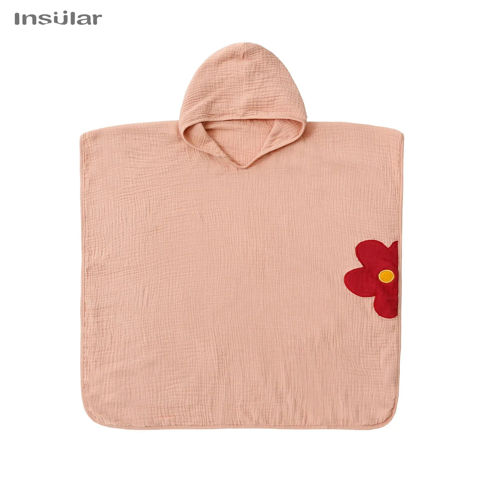 Muslin Baby Hooded Poncho Towel Children's Hooded Bath Towel Soft Kids Beach Bathing Stuff Infant Washcloth