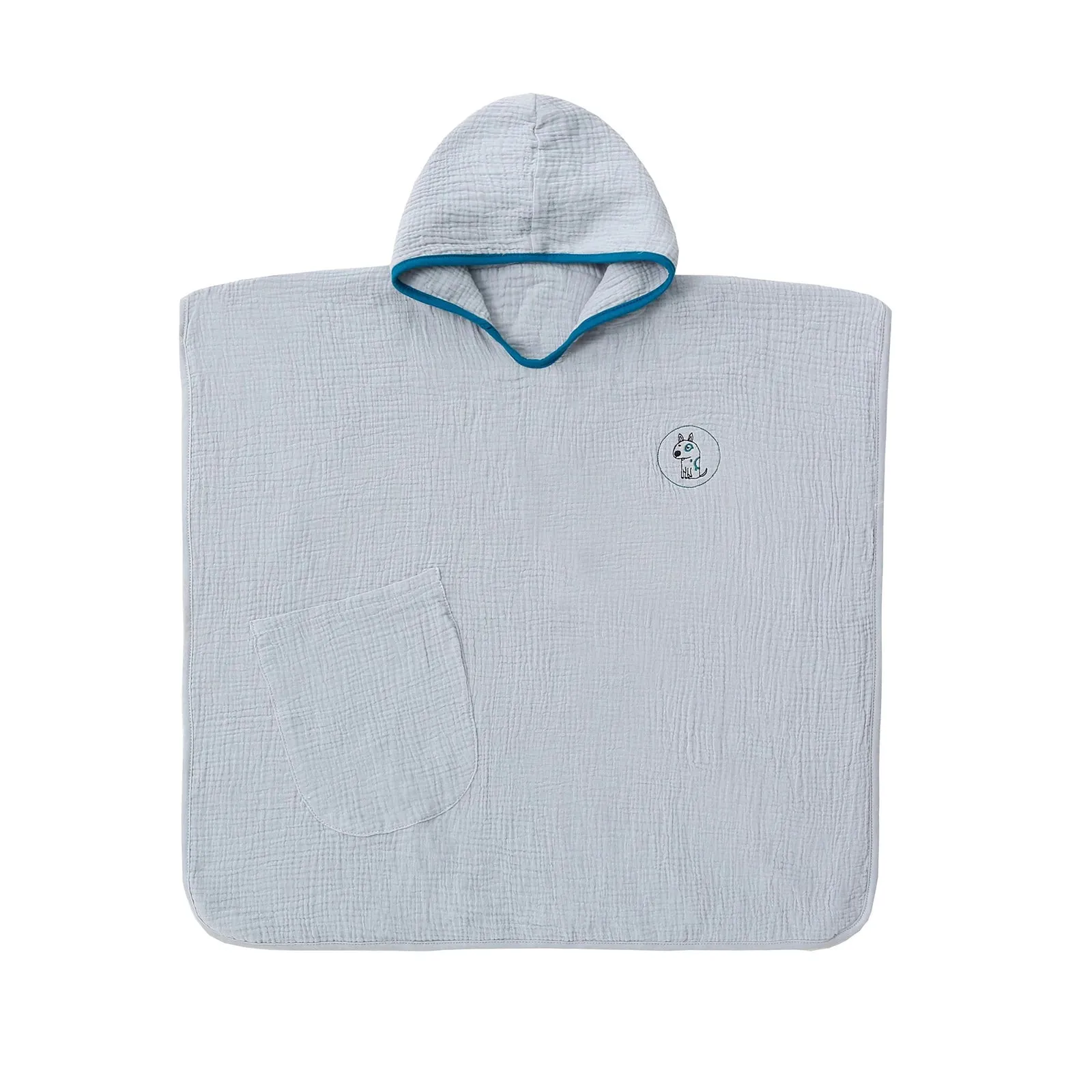 Muslin Baby Hooded Poncho Towel Children's Hooded Bath Towel Soft Kids Beach Bathing Stuff Infant Washcloth