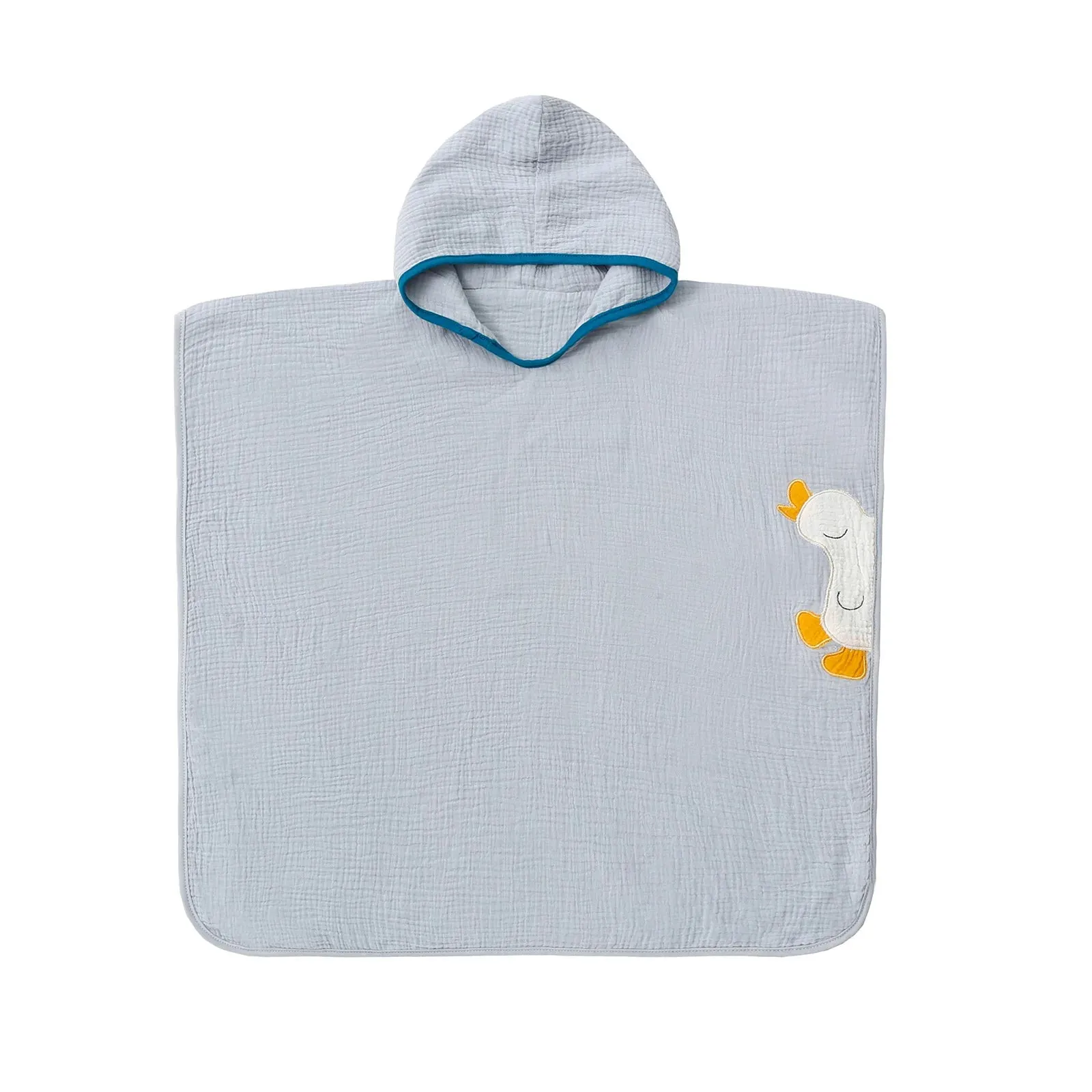 Muslin Baby Hooded Poncho Towel Children's Hooded Bath Towel Soft Kids Beach Bathing Stuff Infant Washcloth