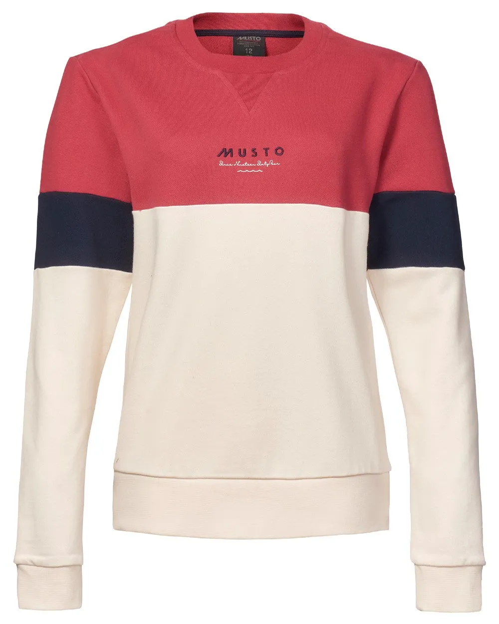 Musto Womens Marina Tri Colour Sweatshirt