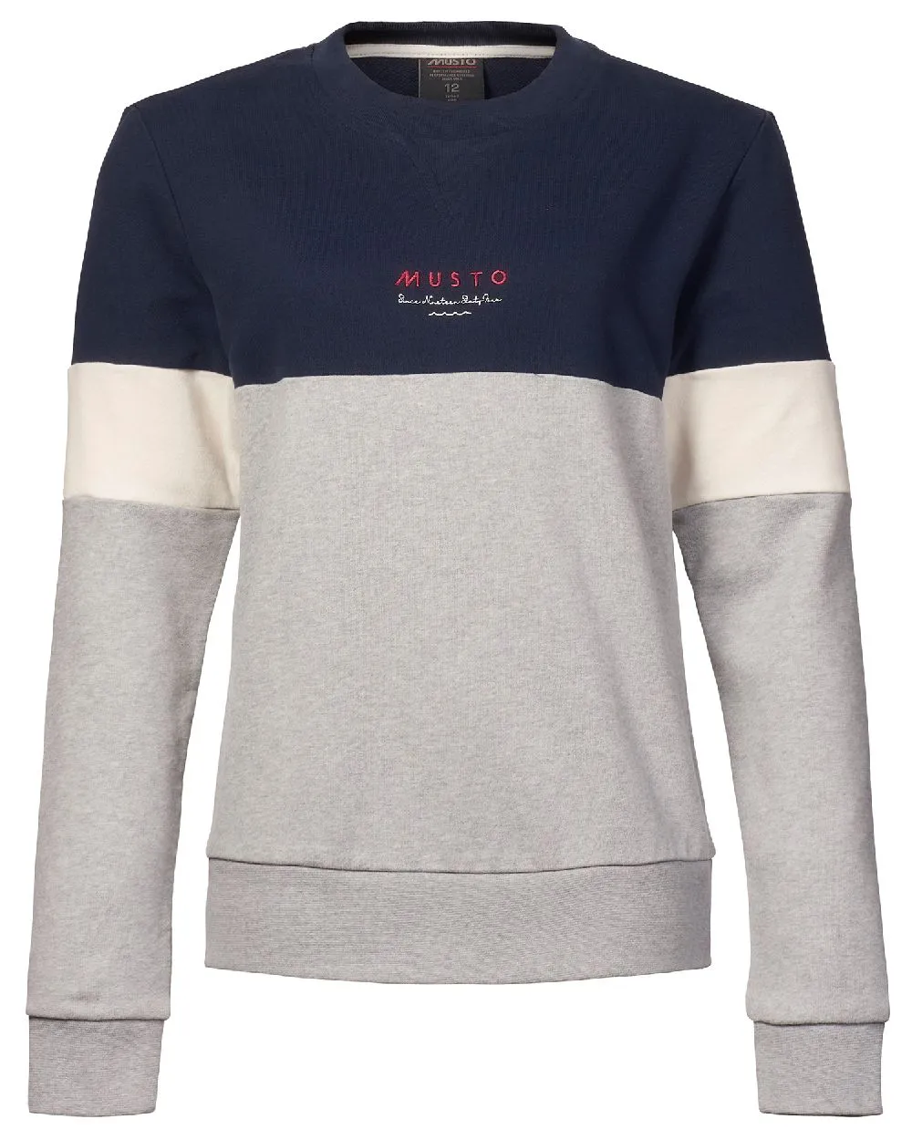 Musto Womens Marina Tri Colour Sweatshirt