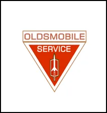 Oldsmobile Service Red Kap Short Sleeve Two-Tone Mechanic Shirt