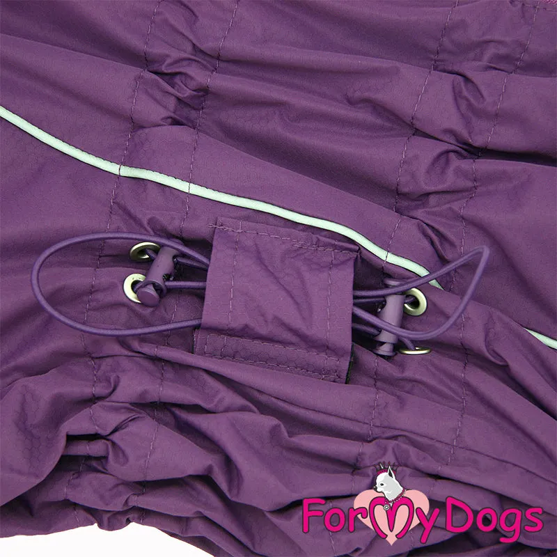 Perfect Purple Rainsuit For Girls For Medium, Large Breeds & Pugs SPECIAL ORDER