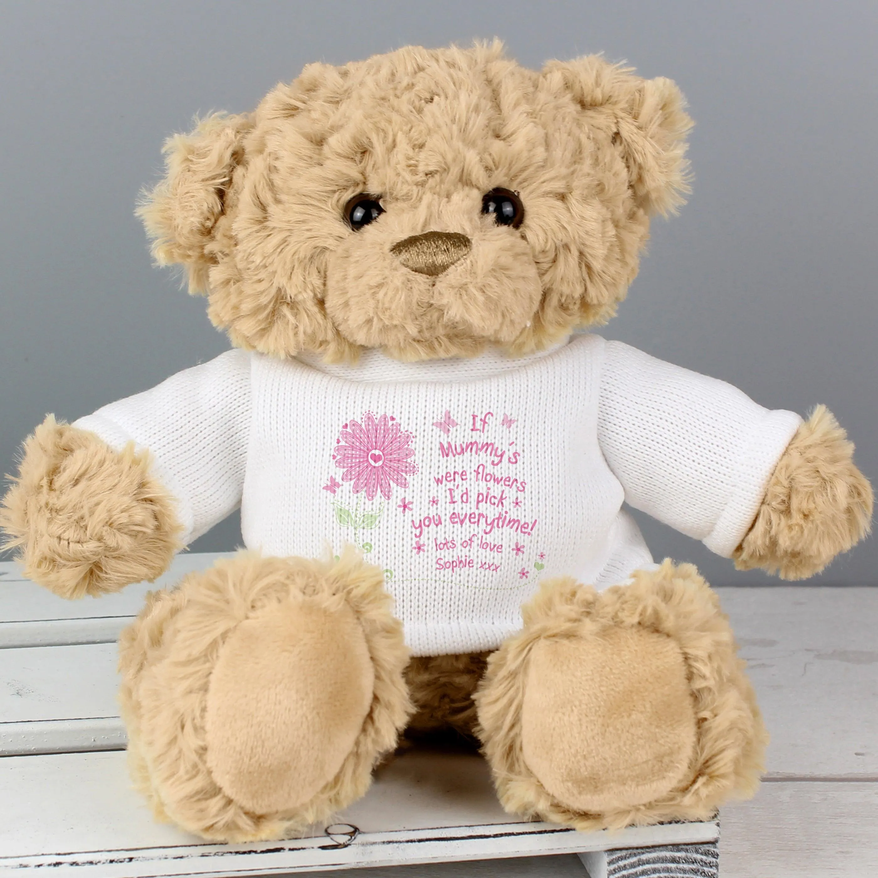 Personalised I'd Pick You Teddy Bear