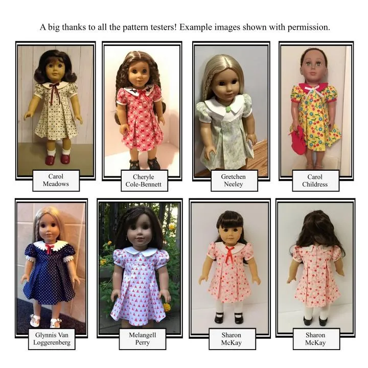 Petals-n-Pleats 18" Doll Clothes Pattern