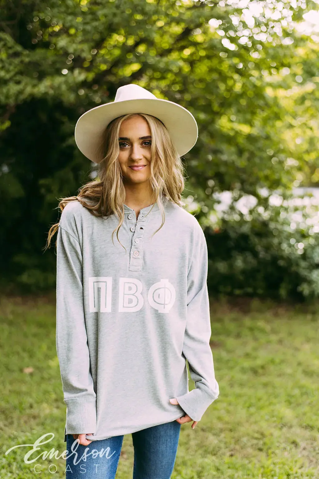 Pi Beta Phi PR Thermal Henley