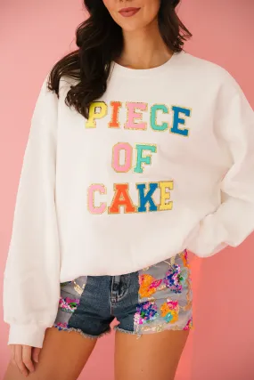 PIECE OF CAKE WHITE PULLOVER