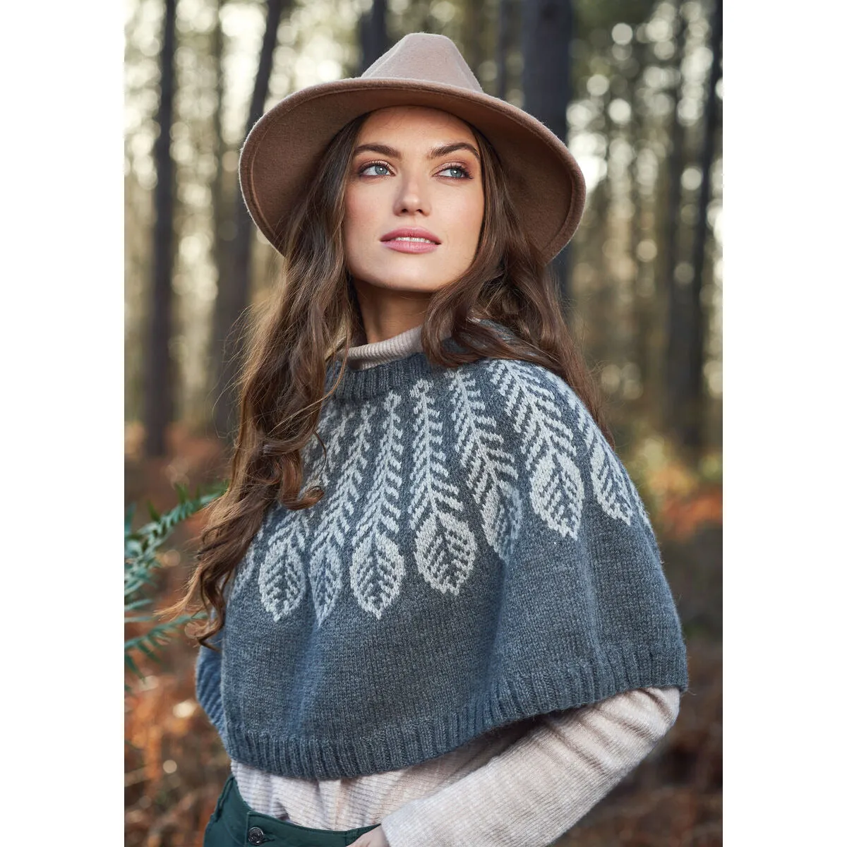 Plume Poncho Pattern from Carousel by Martin Storey