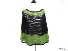 Plus Size Crochet Poncho