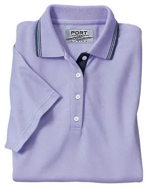 Port Authority Signature - Ladies Rapid Dry Sport Shirt with Contrast Trim.  L456