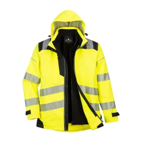 Portwest PW3 Hi Vis 3-in-1 Jacket PW365