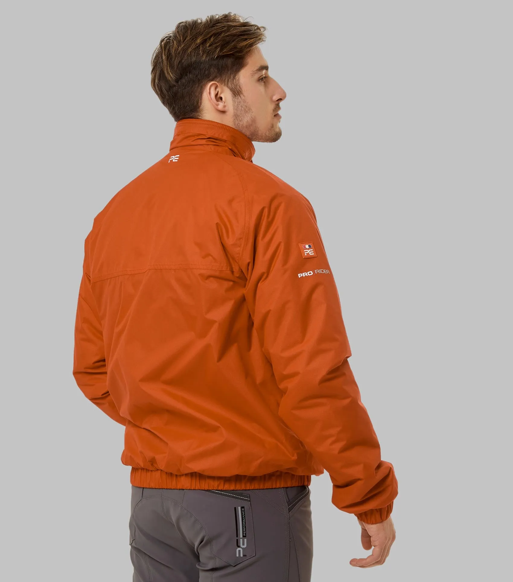 Pro Rider Mens Waterproof Jacket Burnt Orange