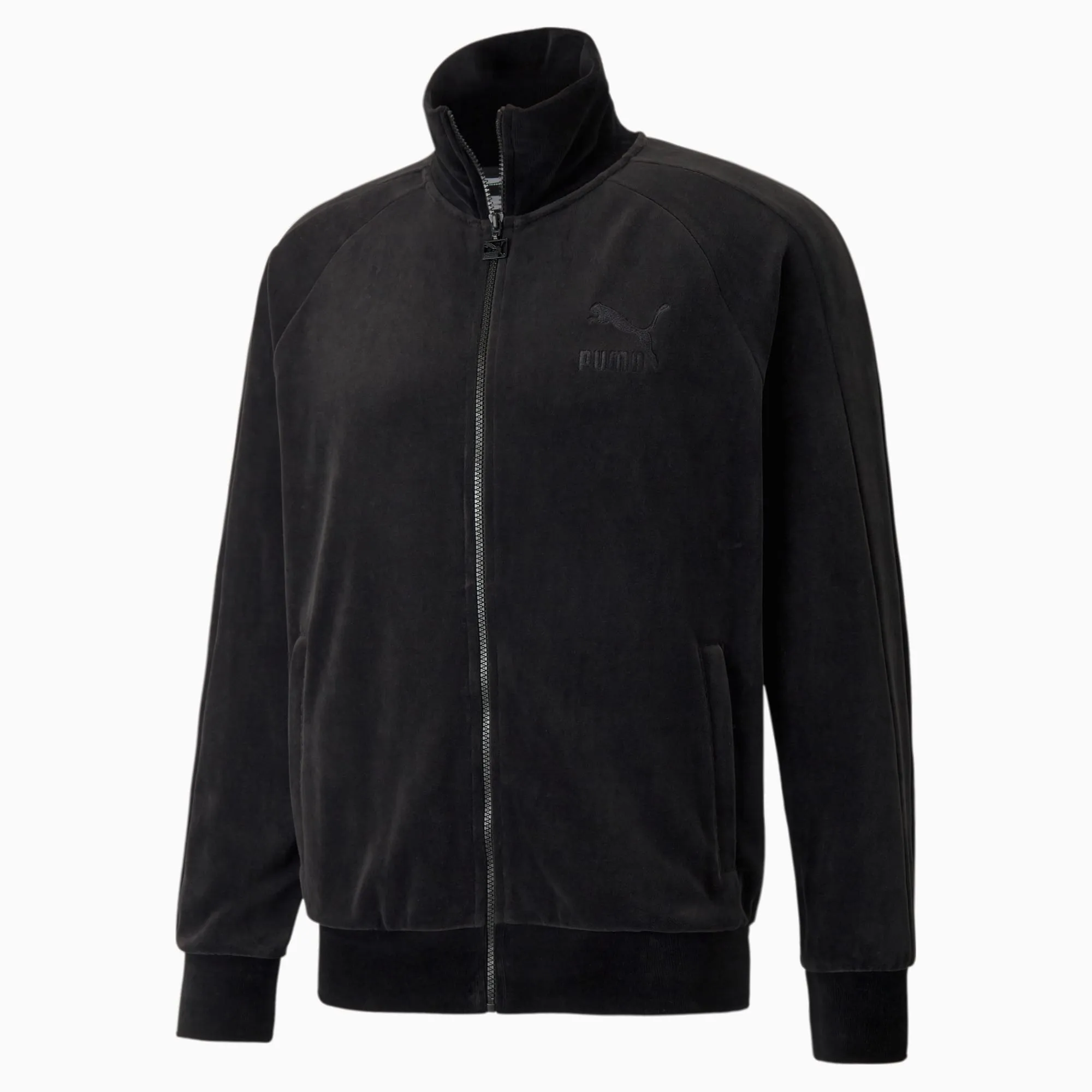 Puma “Iconic T7 Track jkt velour Men’s puma black