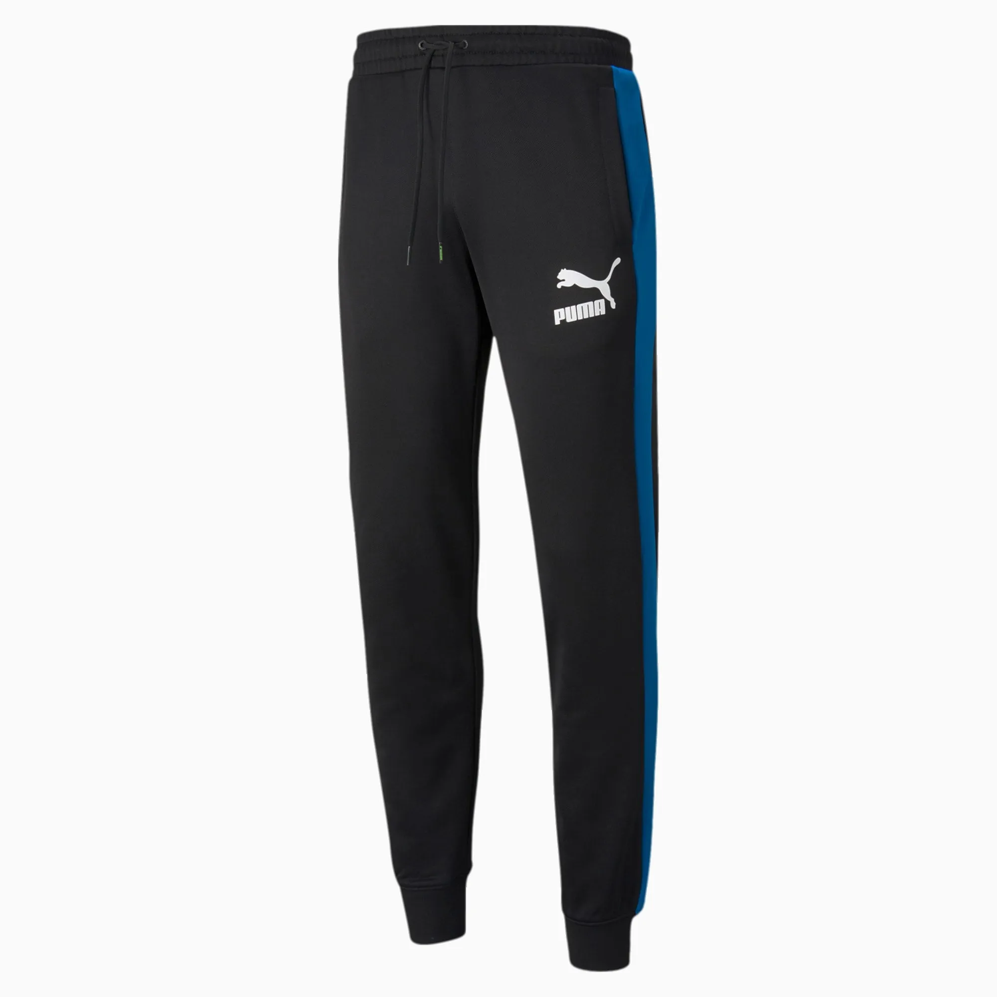 Puma ICONIC T7 TRACKSUIT Men’s - BLACK BLUE GREEN