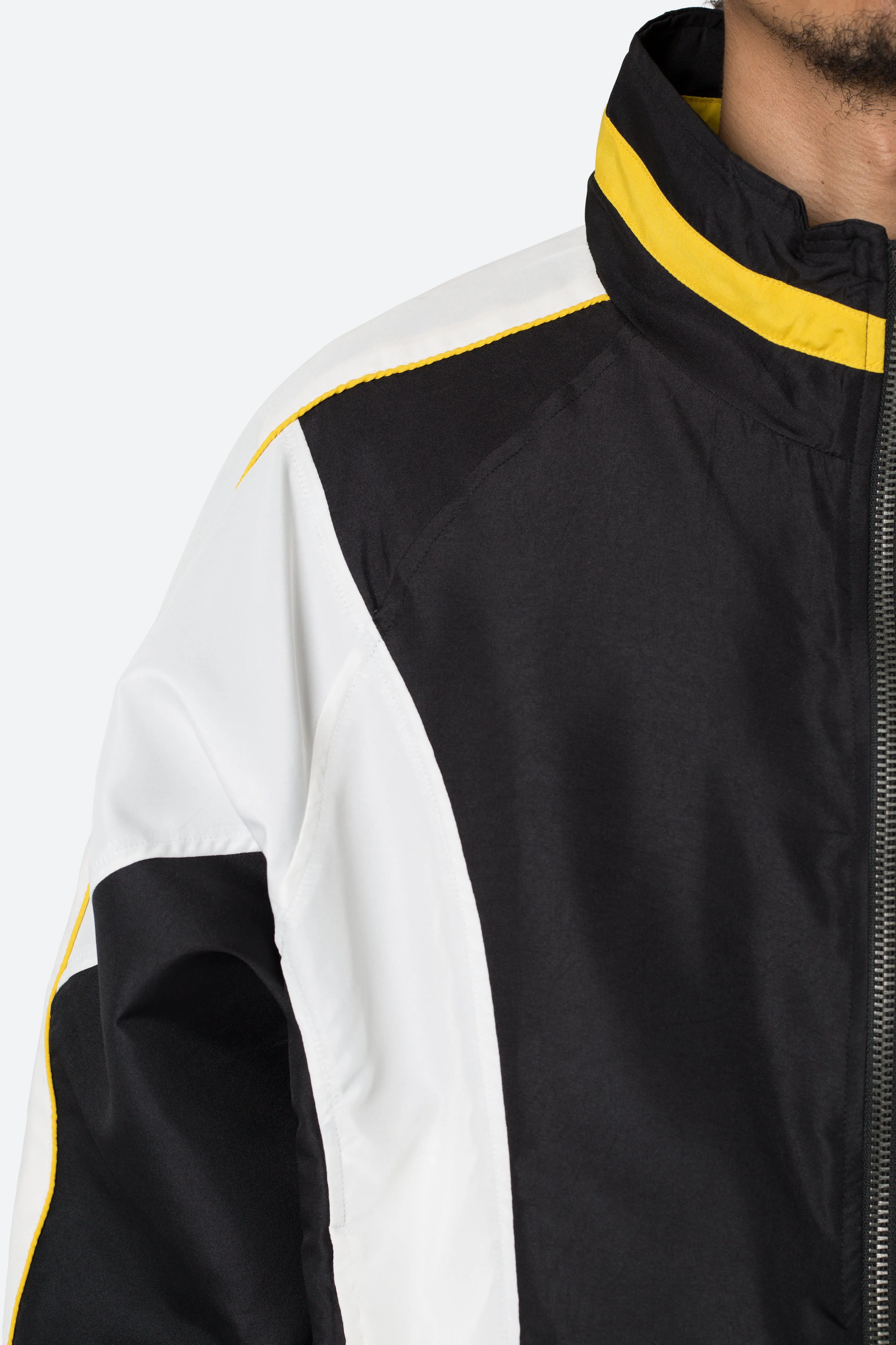 Race Track Jacket - Black/White