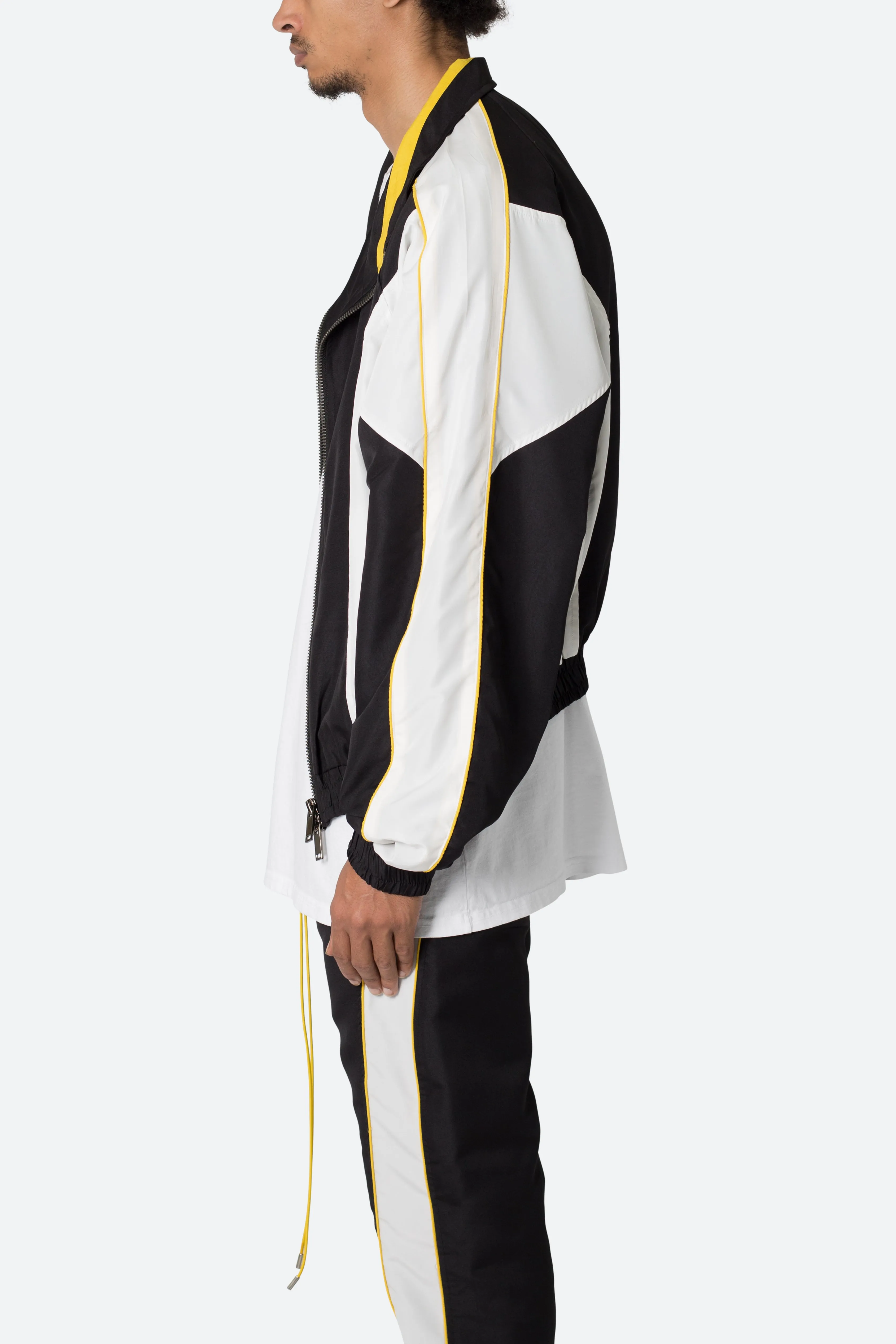 Race Track Jacket - Black/White