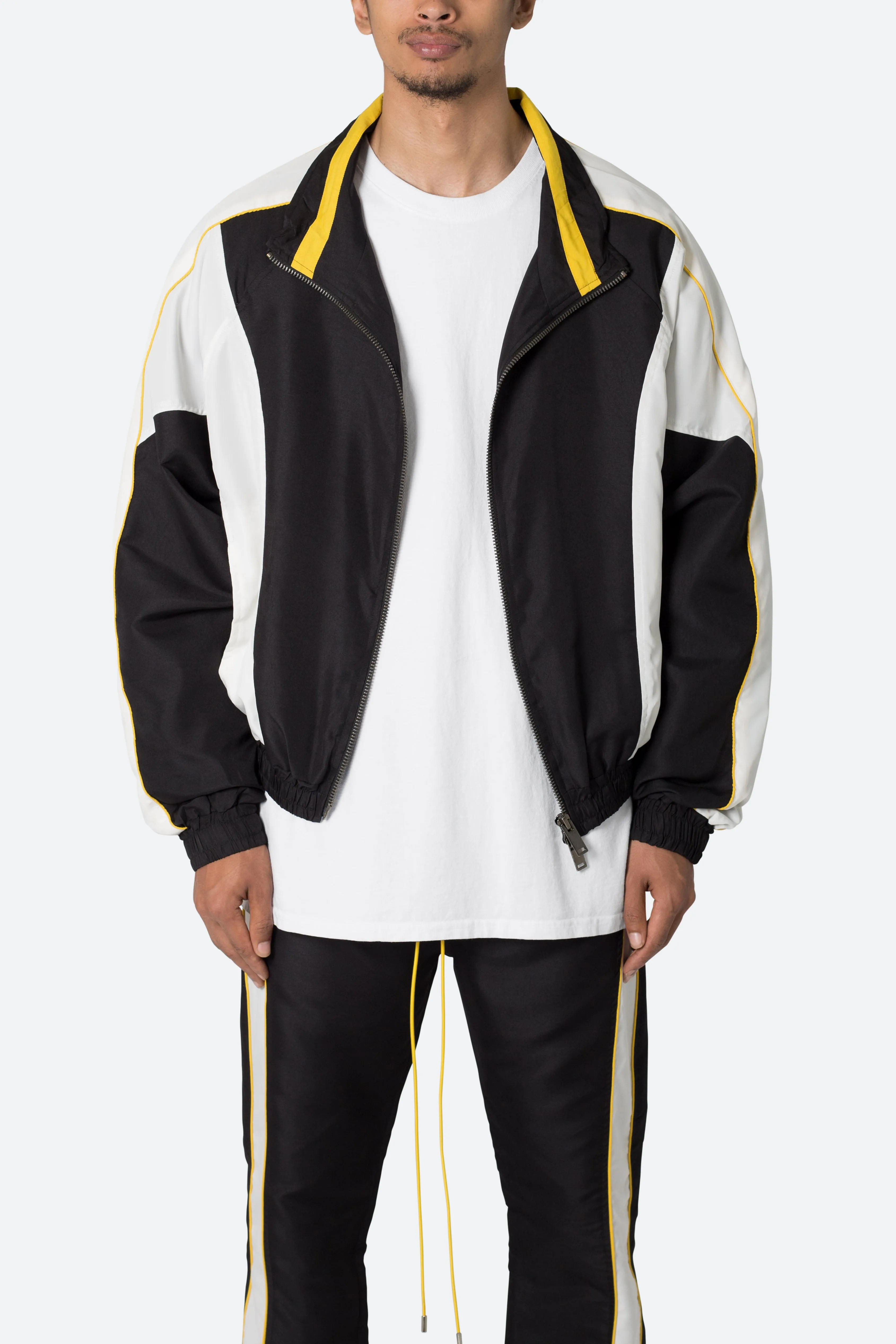 Race Track Jacket - Black/White