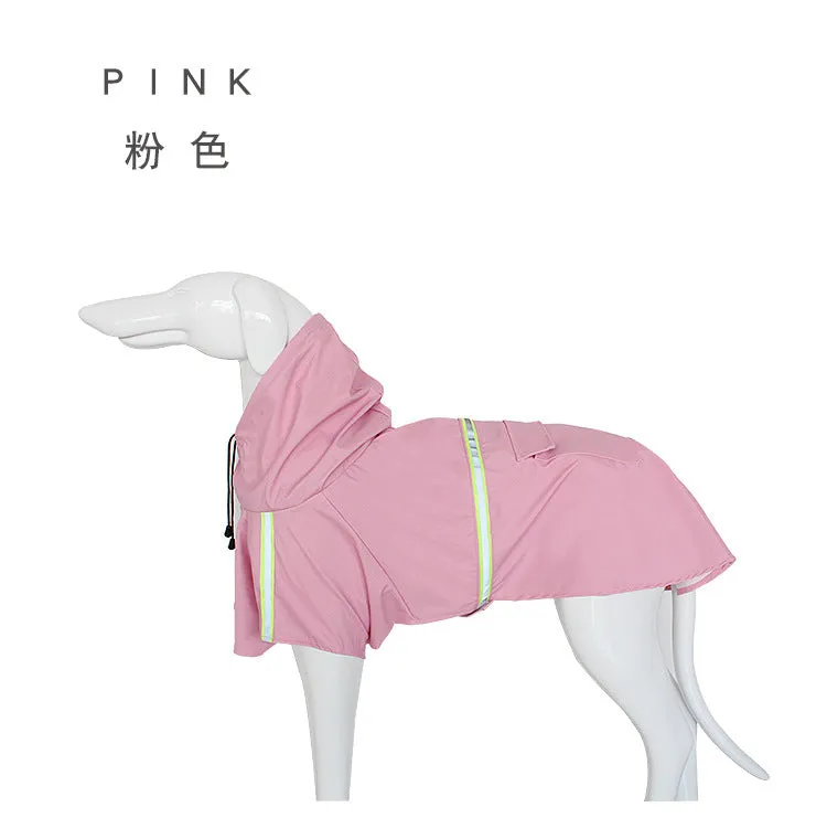 Raincoat, waterproof, snowproof, night reflective pet clothing