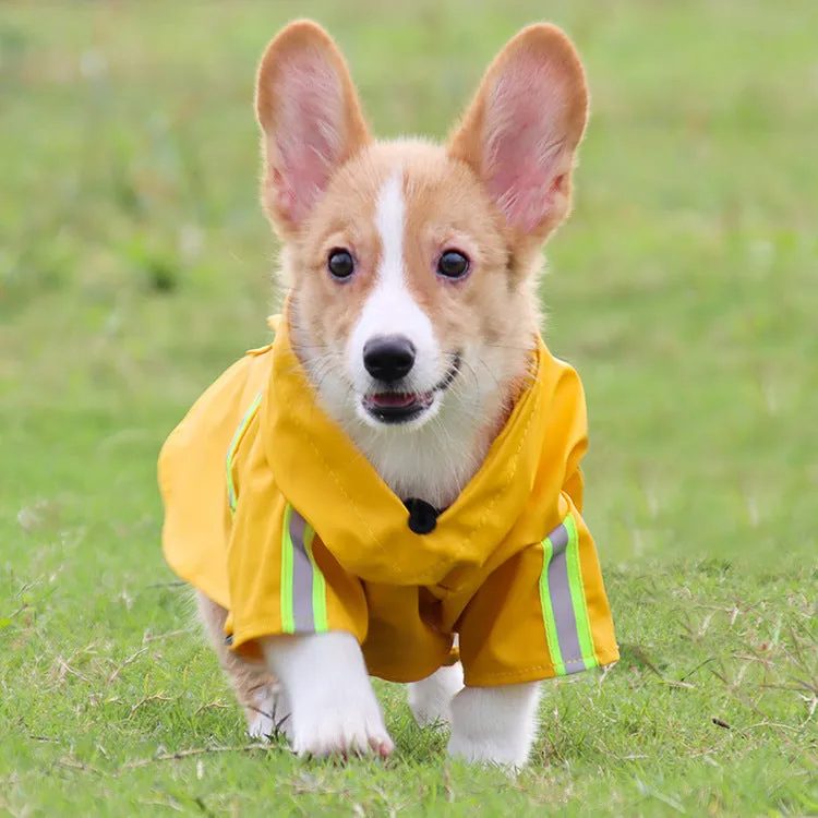 Raincoat, waterproof, snowproof, night reflective pet clothing