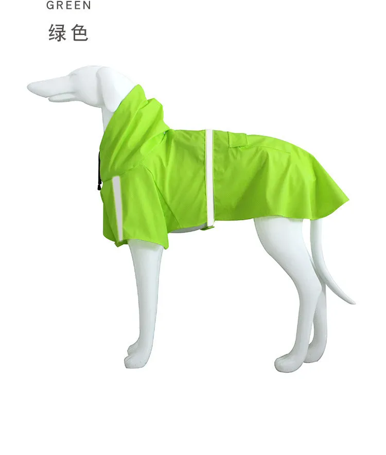 Raincoat, waterproof, snowproof, night reflective pet clothing