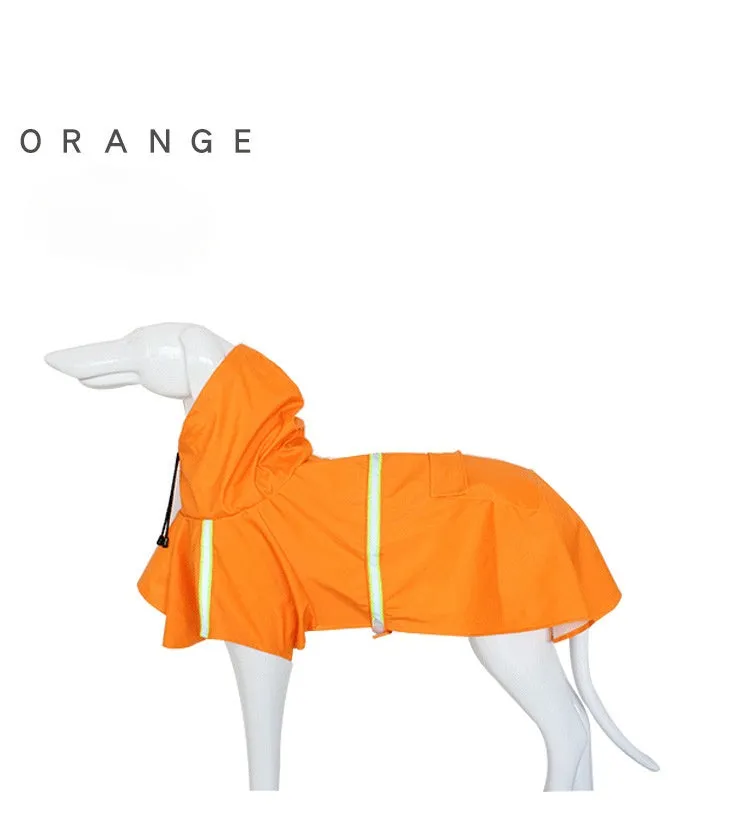 Raincoat, waterproof, snowproof, night reflective pet clothing