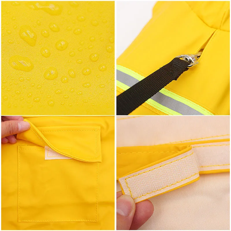 Raincoat, waterproof, snowproof, night reflective pet clothing