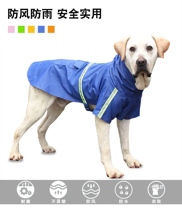 Raincoat, waterproof, snowproof, night reflective pet clothing