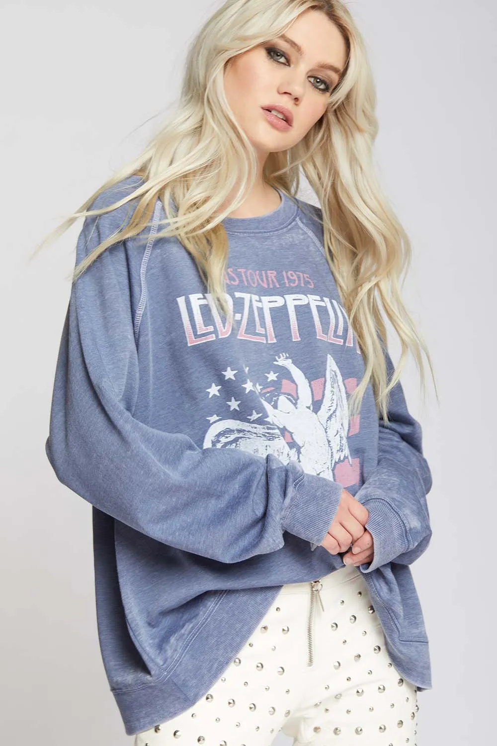 Recycled Karma Led Zeppelin U.S. '75 Sweatshirt