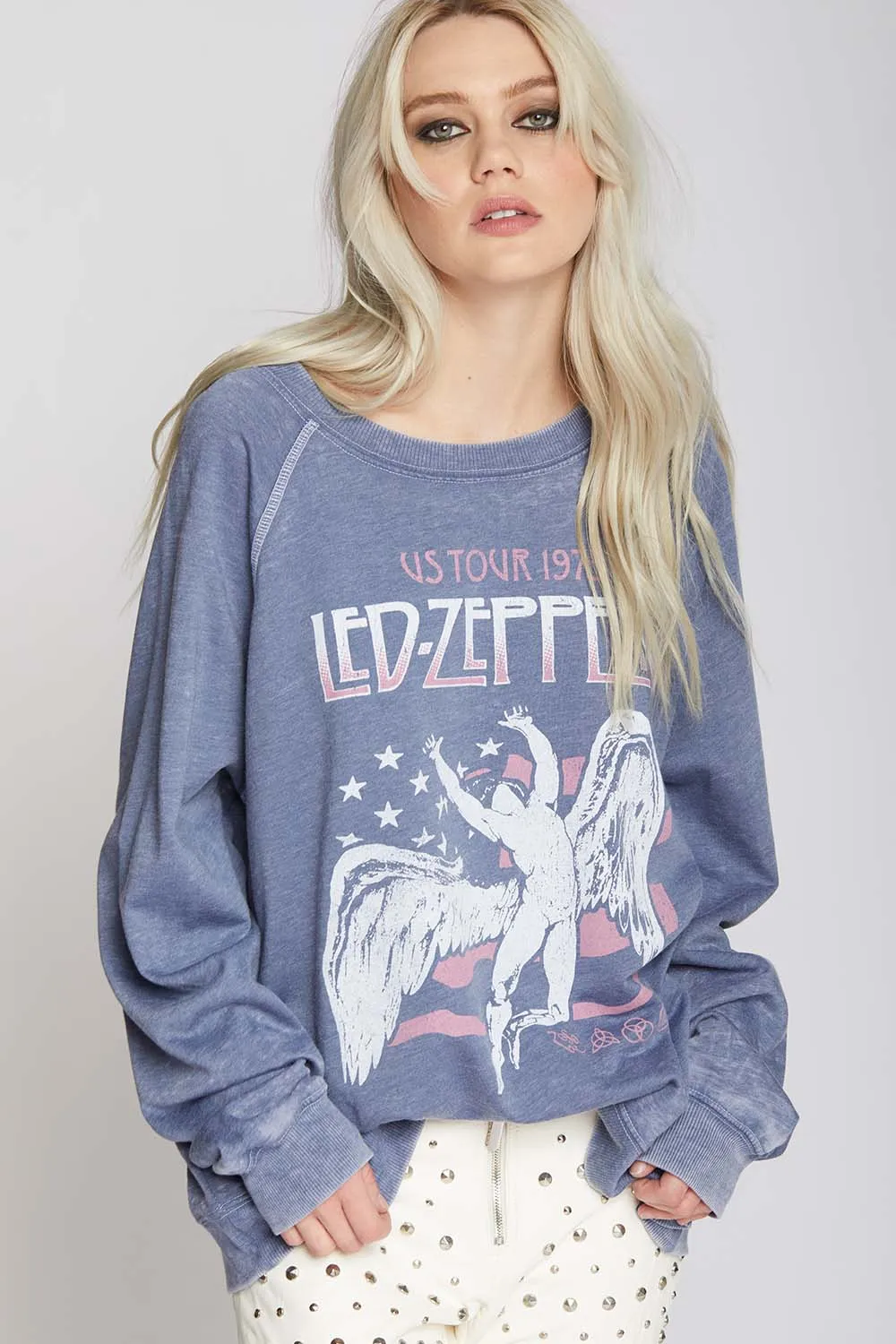 Recycled Karma Led Zeppelin U.S. '75 Sweatshirt