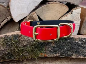 Red & Black Waterproof Collar