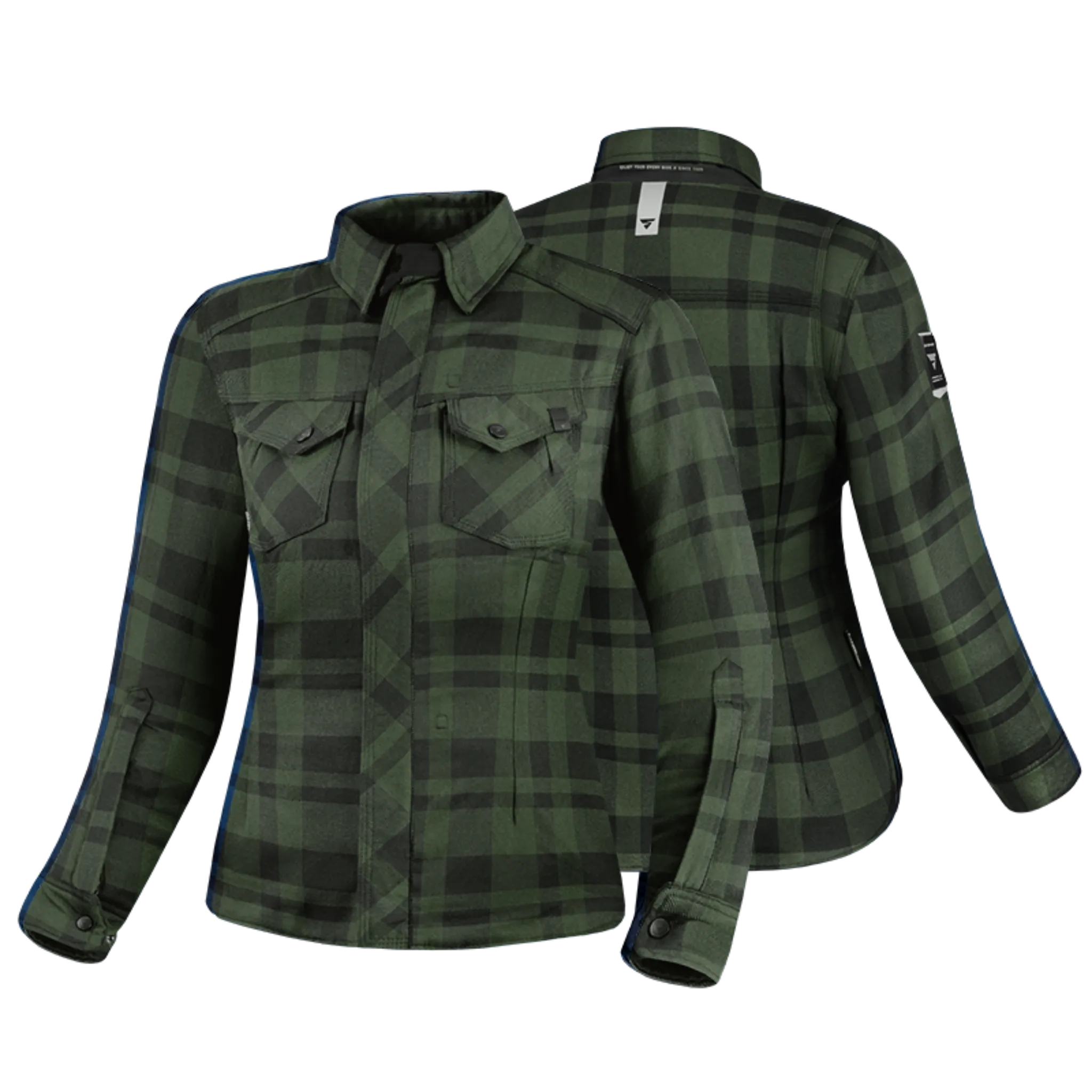 RENEGADE 2.0 GREEN - Lady Summer Motorcycle Shirt