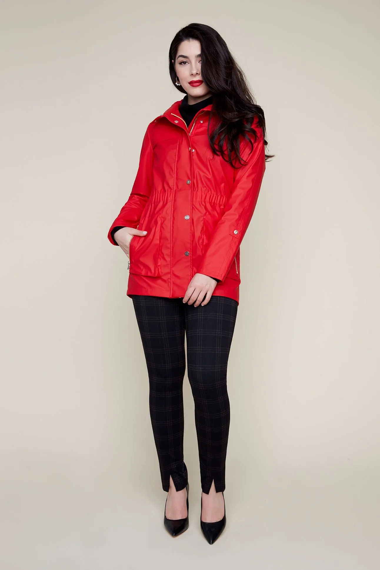 Renuar R3859L Knit Raincoat