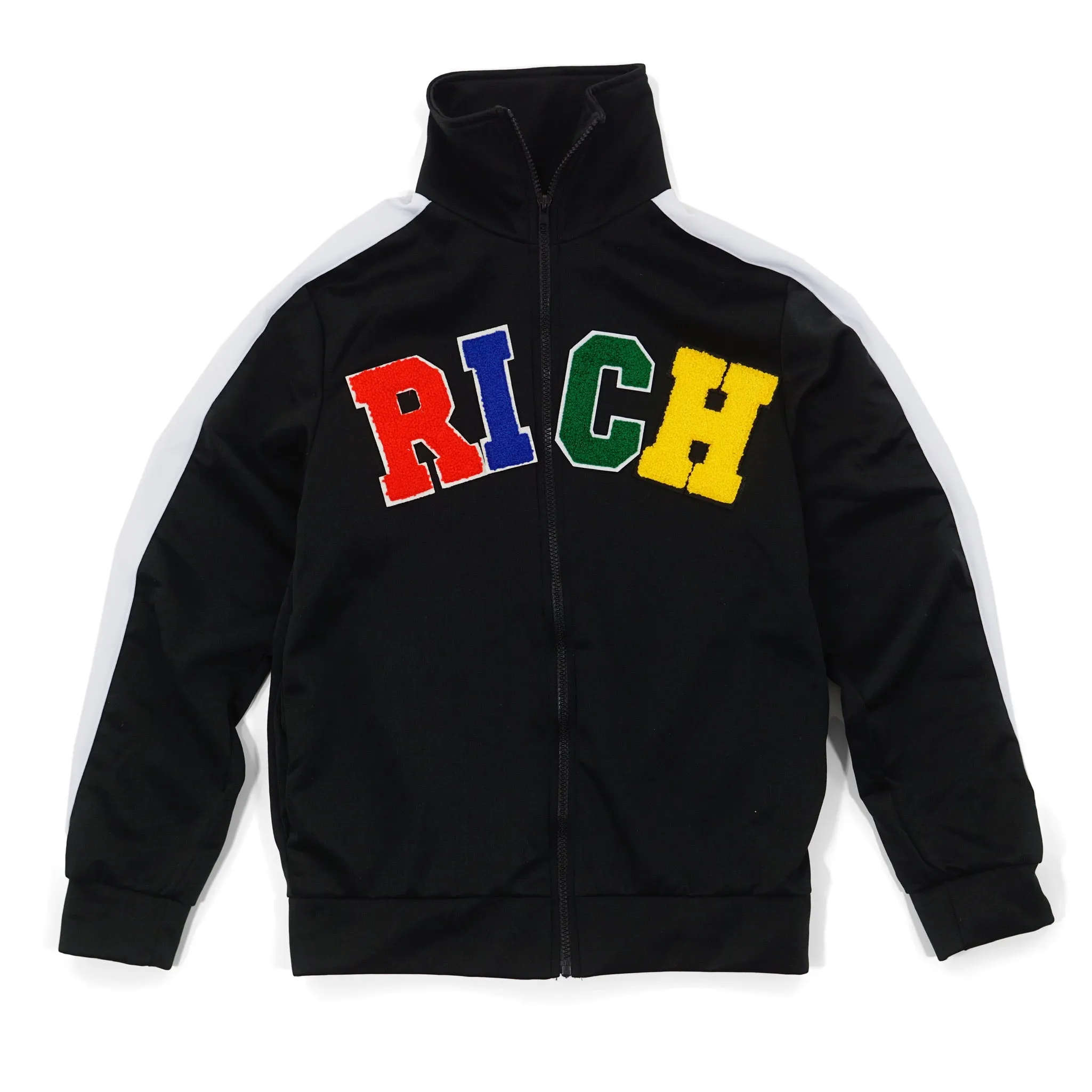 'RICH' Patch Track Jacket