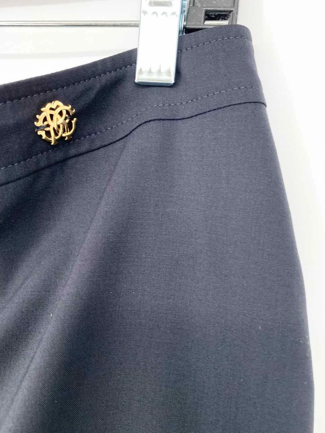 Roberto Cavalli Women's Navy pencil Italy Size 44/8 Skirt