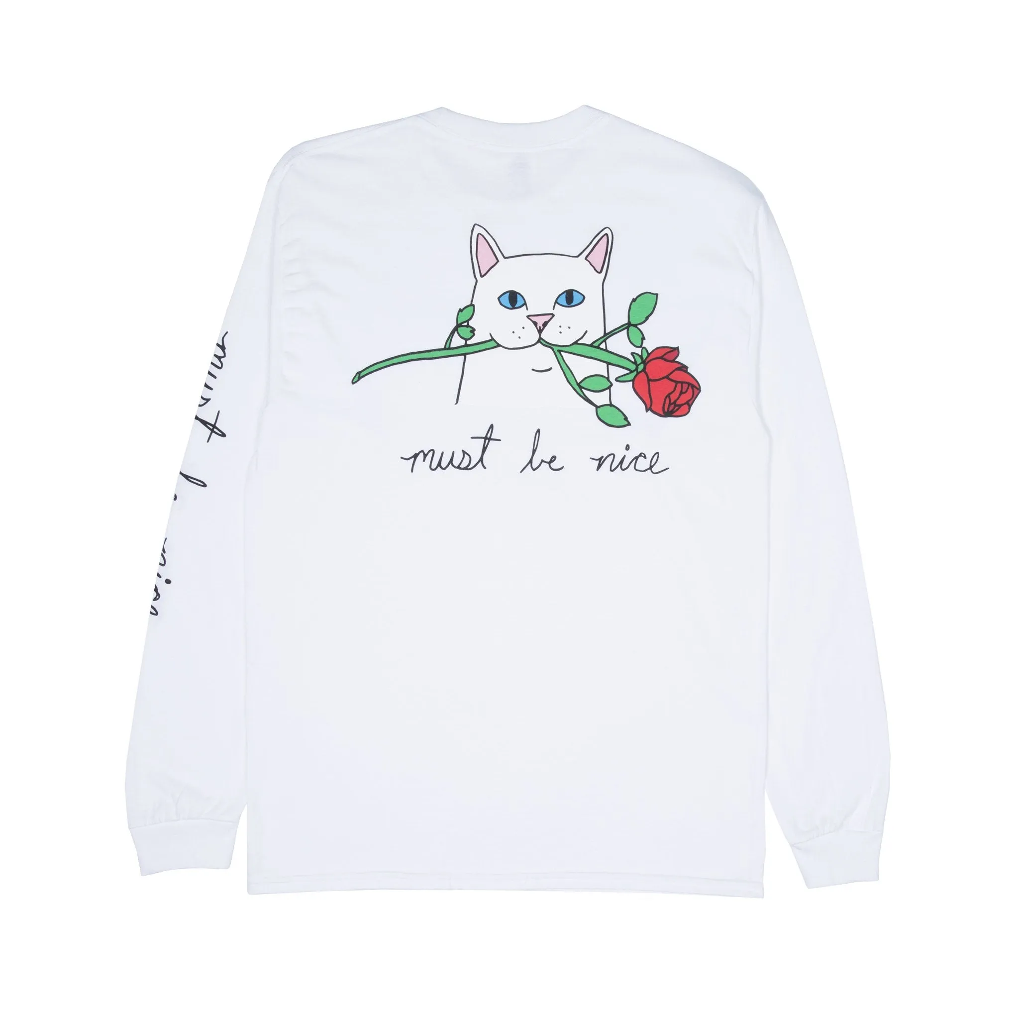 Romantic Nerm L/S Tee (White)