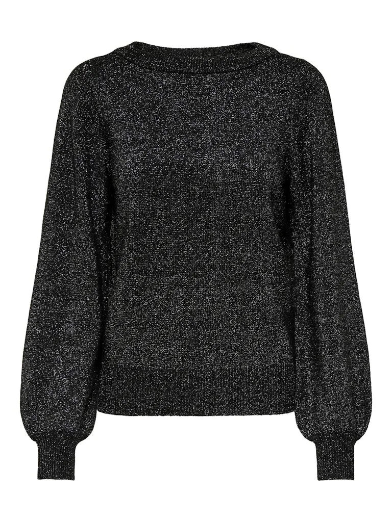 Rue Glitter Pullover - Black