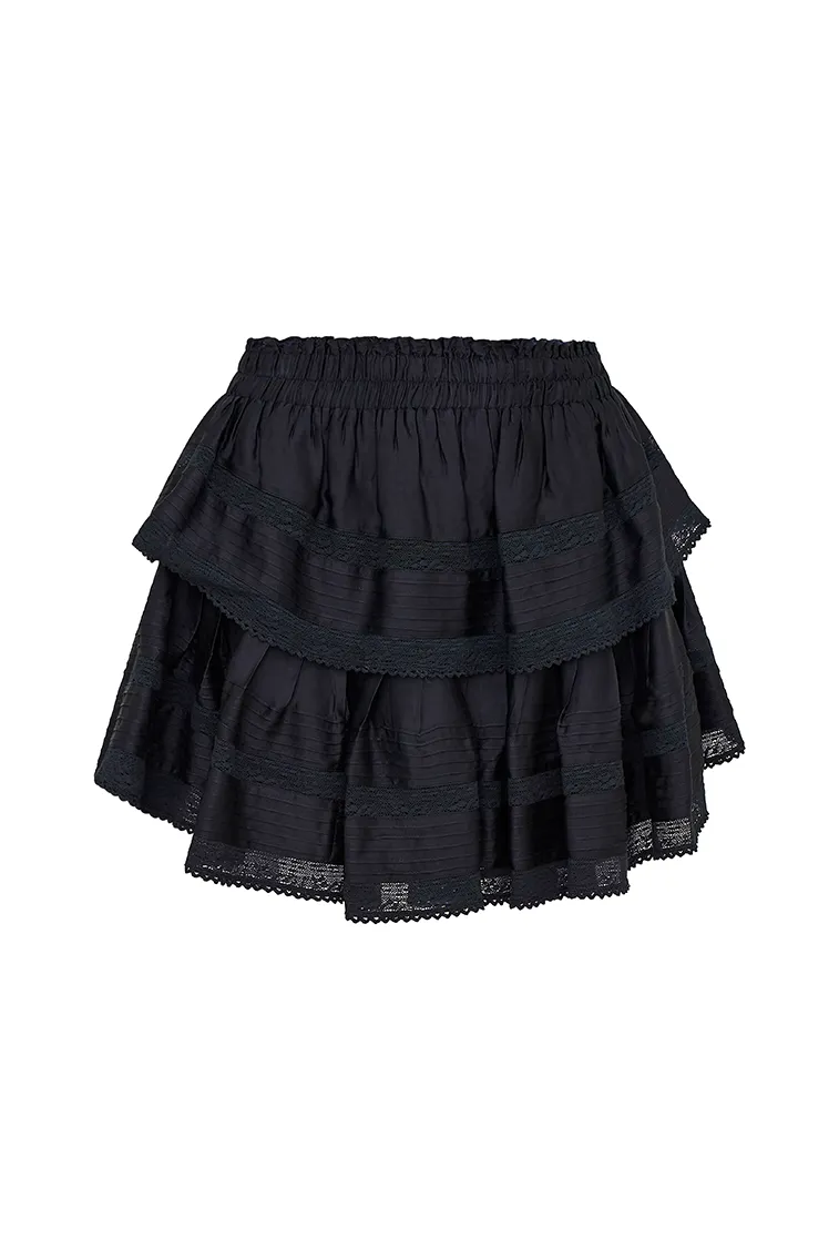 Ruffle Mini Tiered Skirt