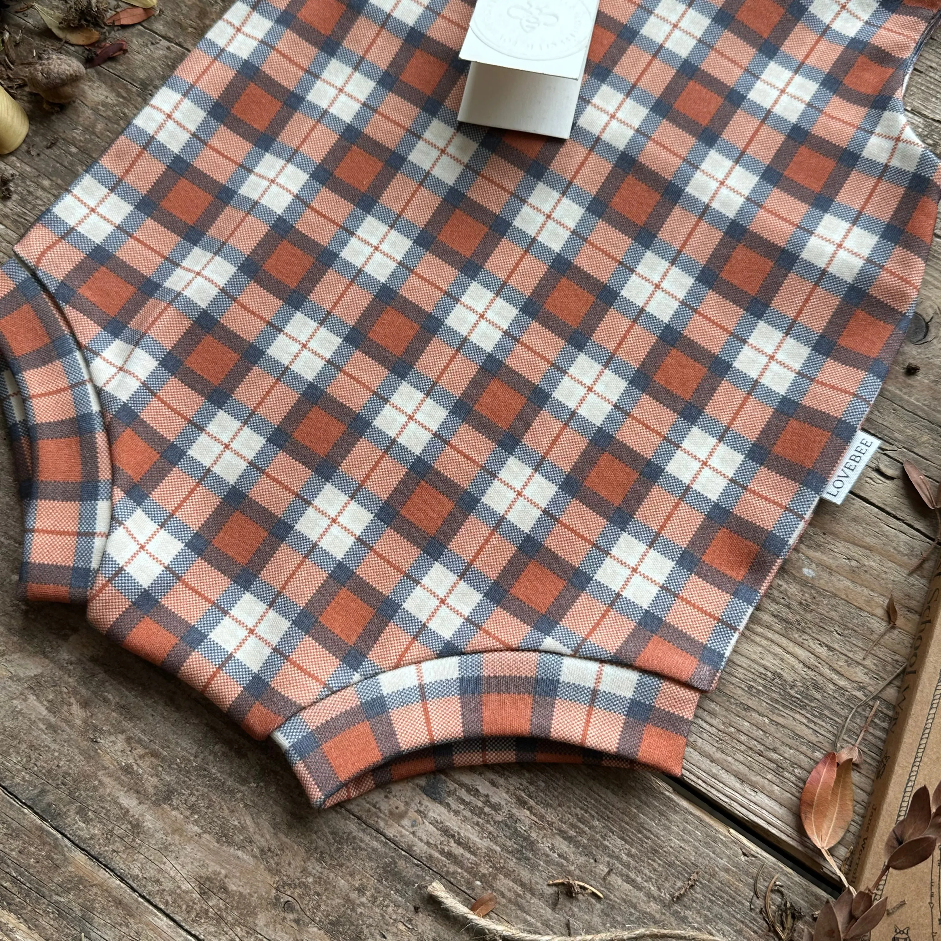 Rustic Plaid Bloomer Romper