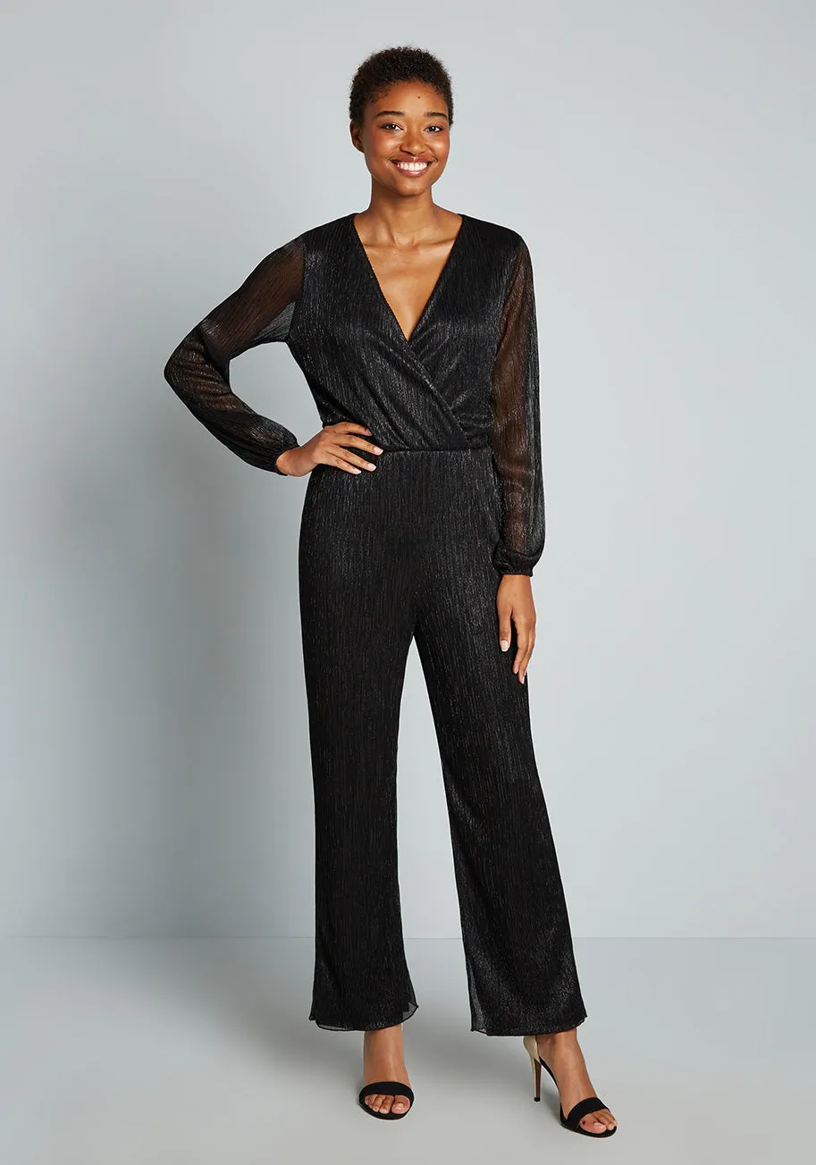 Shimmering and Svelte Jumpsuit