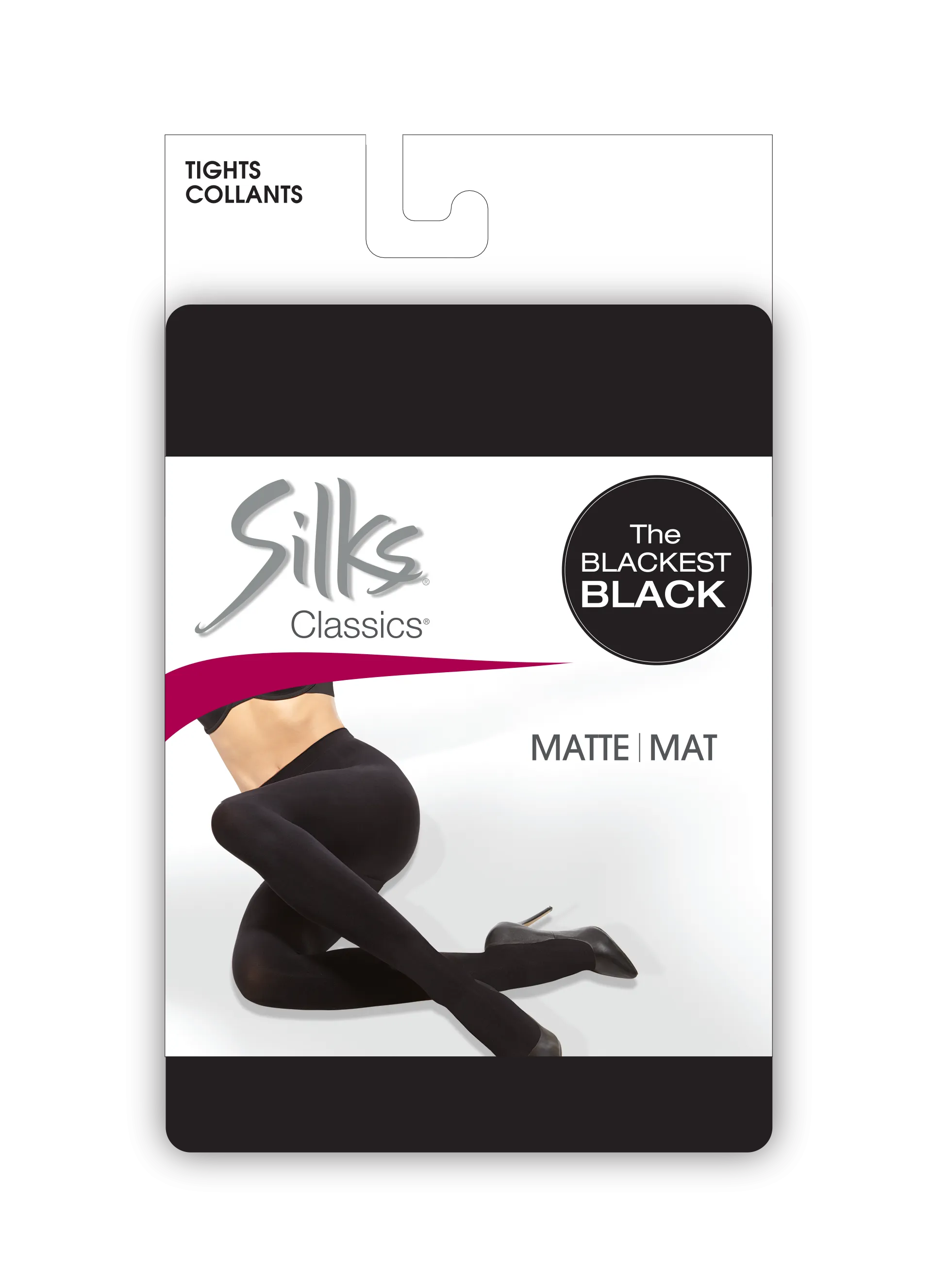 SILKS® Classics® Opaque Matte Tight | 100 Denier Black Spandex Women's Tight