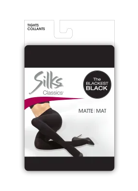 SILKS® Classics® Opaque Matte Tight | 100 Denier Black Spandex Women's Tight